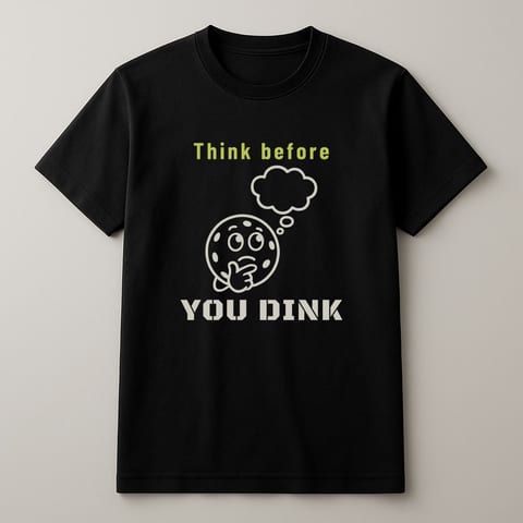 Think Before You Dink tee