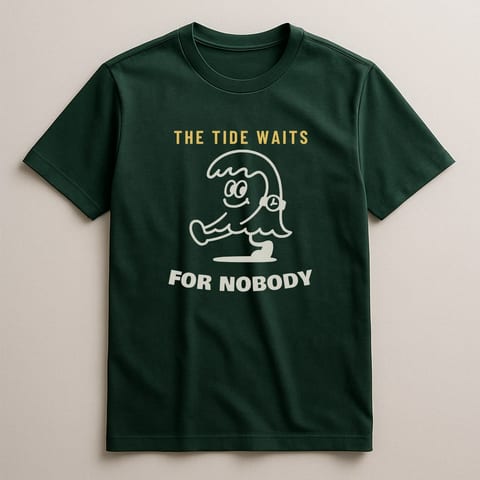The Tide Waits for Nobody tee, Forest