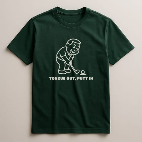 Tongue Out, Putt In tee, Forest