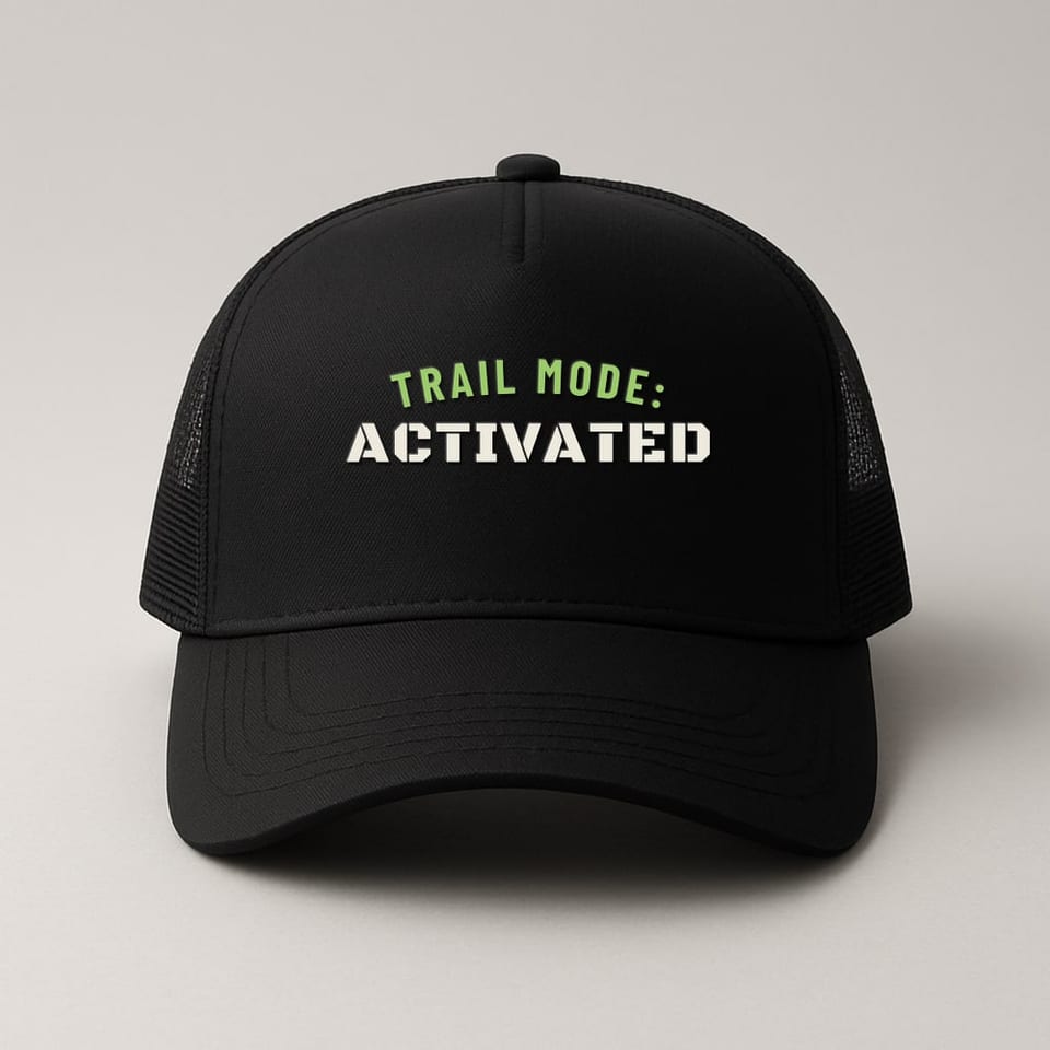 Trail Mode: Activated trucker hat, Black