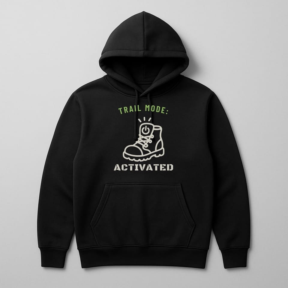 Trail Mode: Activated hoodie, Black