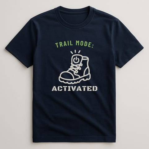 Trail Mode: Activated tee, Navy