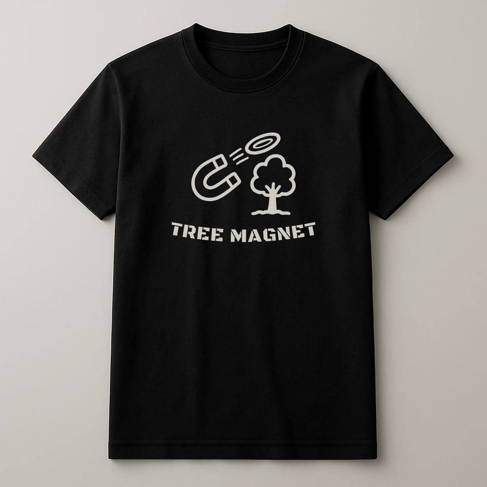 Tree Magnet tee, Black
