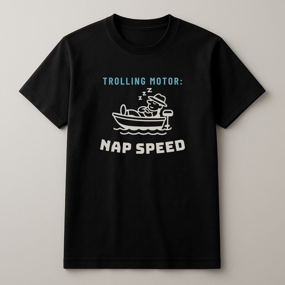 Trolling Motor: Nap Speed tee, Black