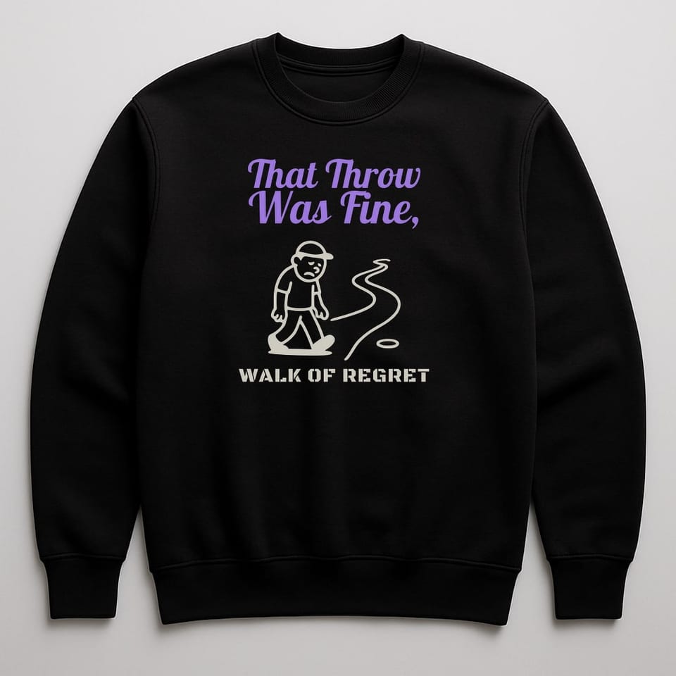 Walk of Regret sweatshirt, Black
