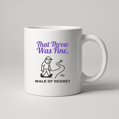 Walk of Regret mug, White