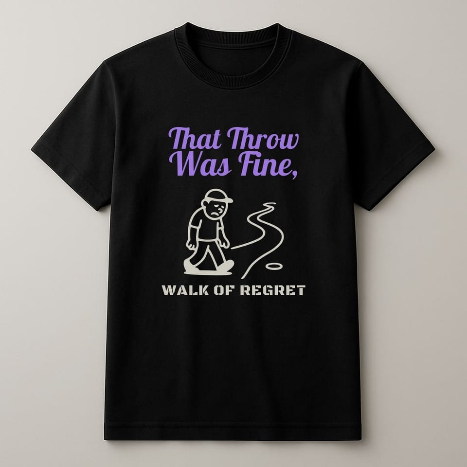 Walk of Regret tee, Black