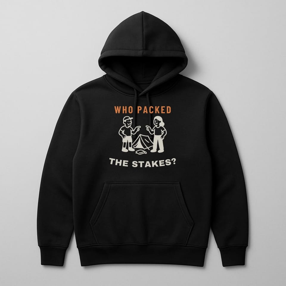 Who Packed the Stakes? hoodie, Black