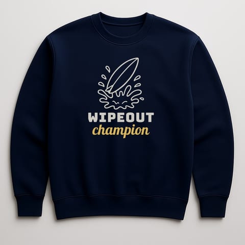 Wipeout Champion sweatshirt, Navy