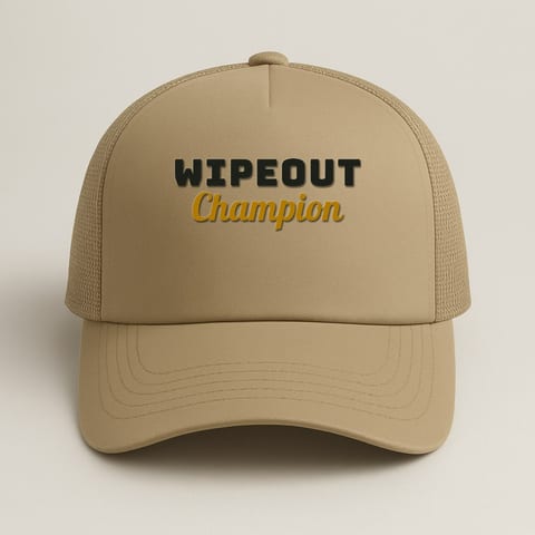 Wipeout Champion trucker hat, Khaki